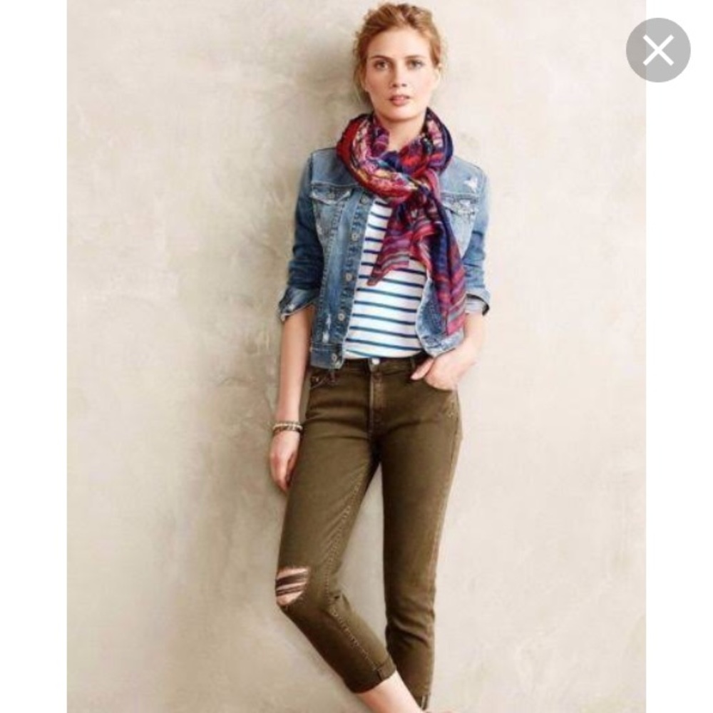 Mother Jean The Dropout Jeans in Moss - Size 28